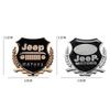 1Pcs Metal Car Badge 3D Side Fender Emblem Decoration For Jeep Grand Cherokee Wrangler JK Gladiator Compass Renegade Valve Stem ALN1