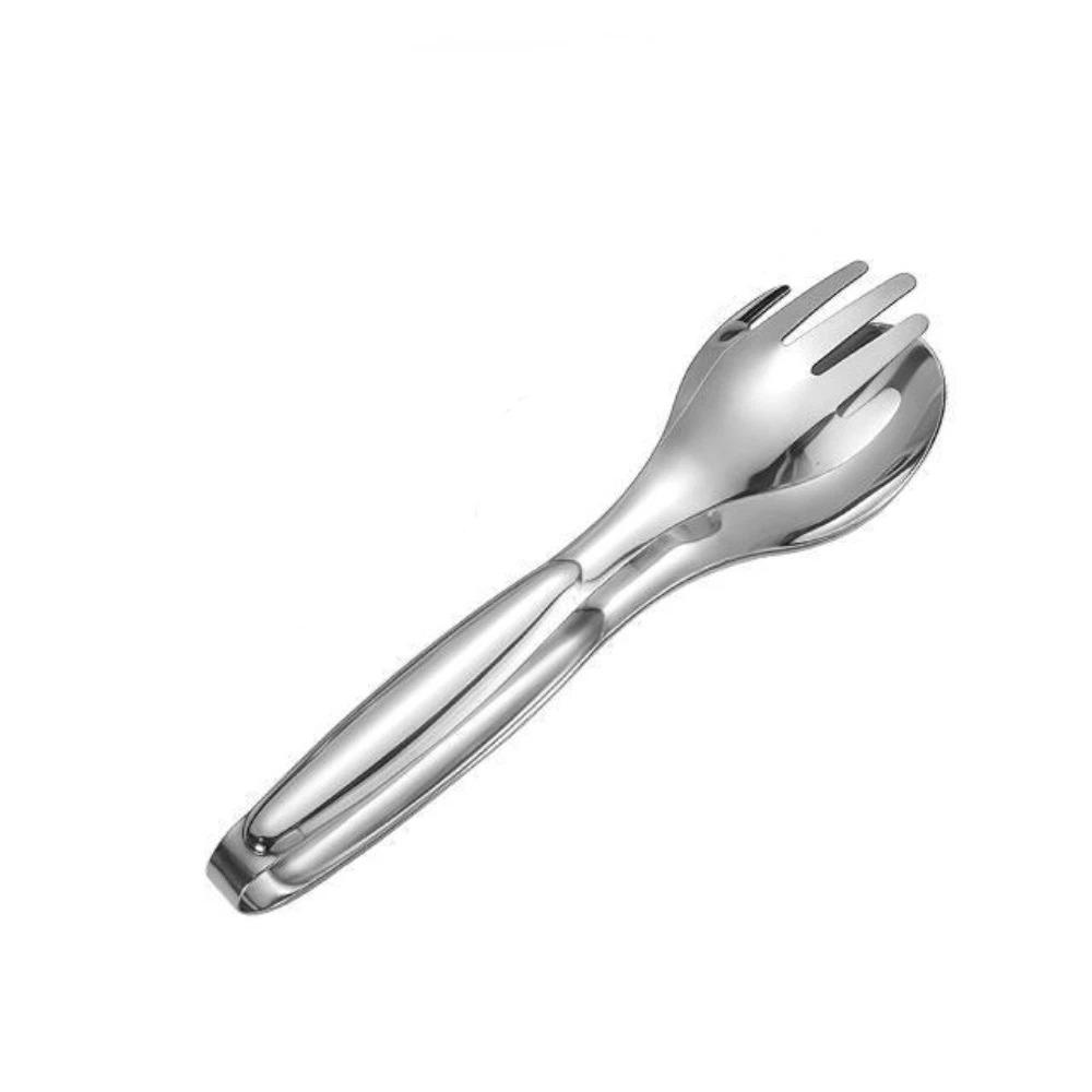 Non-Slip Stainless Steel Salad Tongs Multi-function Barbecue Tongs Food Tongs Camping