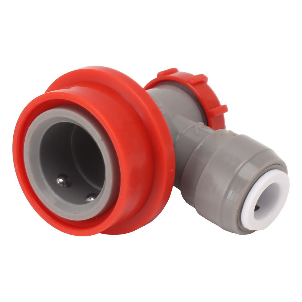5Celsius16 Inch Double Tight Push In Quick Connector Adapter Push In Fitting   Lock Quick Disconnect