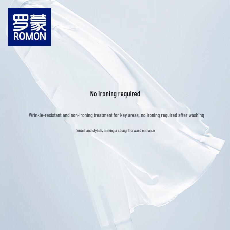Luomeng Damen Langarm-Bluse mit V-Ausschnitt, knitterfrei, weiß