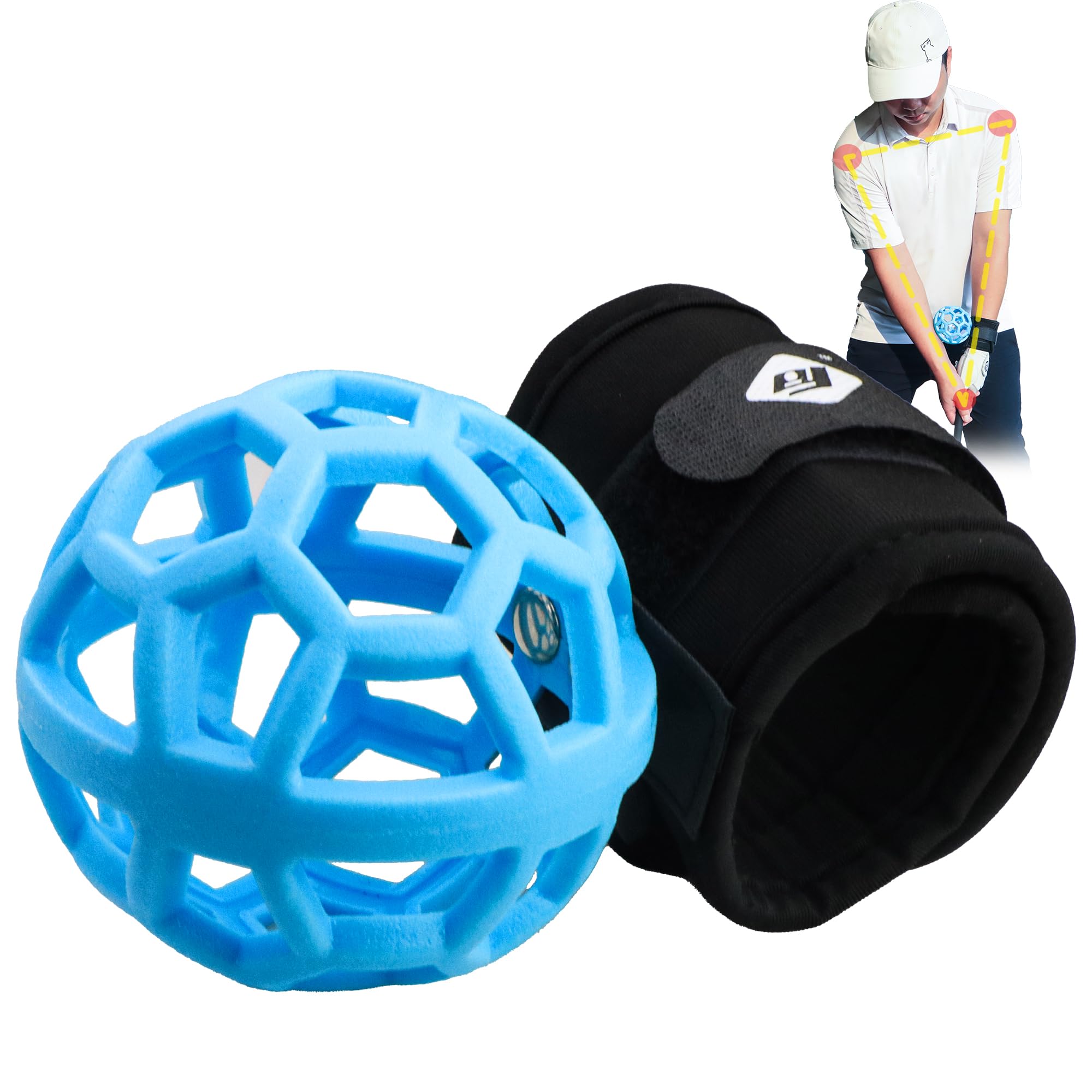 

Golf training golf swing arm posture smart ball for golf indoor and outdoor posture training ball, correction, beginners [product]