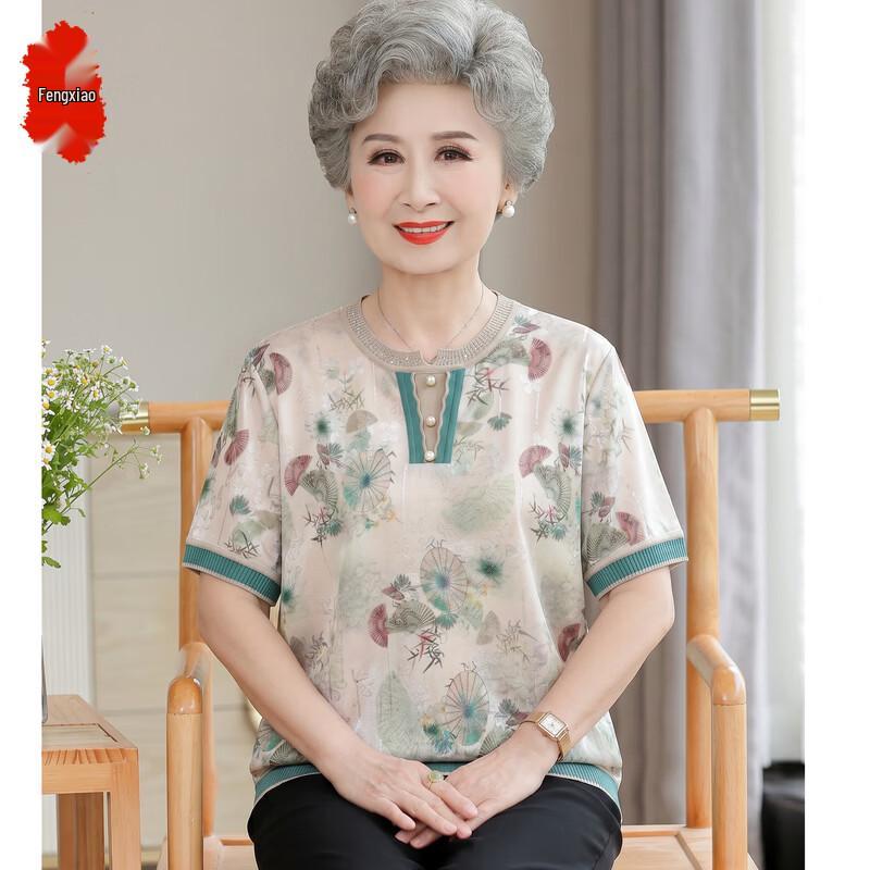 

Women s Floral V-Neck Short Sleeve T-Shirt 115