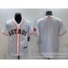Houston Astros 27 Altuve Baseball Jersey Team Sports Uniform Men Women All Season Wear