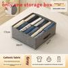 Modern Minimalist Fabric Foldable Closet Drawer Organizer For Clothing Storage