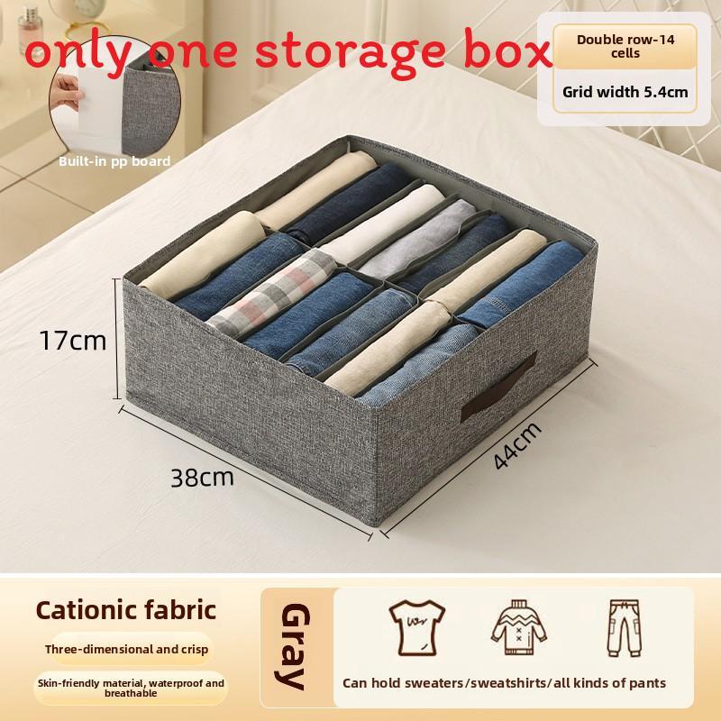 Modern Minimalist Fabric Foldable Closet Drawer Organizer For Clothing Storage