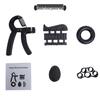 Adjustable Hand Gripper and Finger Exerciser Combo - 5-Piece Fitness Set
