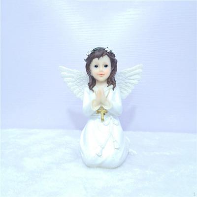 Resin Jesus Angel Statue, Praying Figurine, Ornament Mother Mary Statue Religious