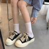 Satin bag head half drag women 2025 new satin shoes bread slippers outer wear color matching lazy casual sandals light