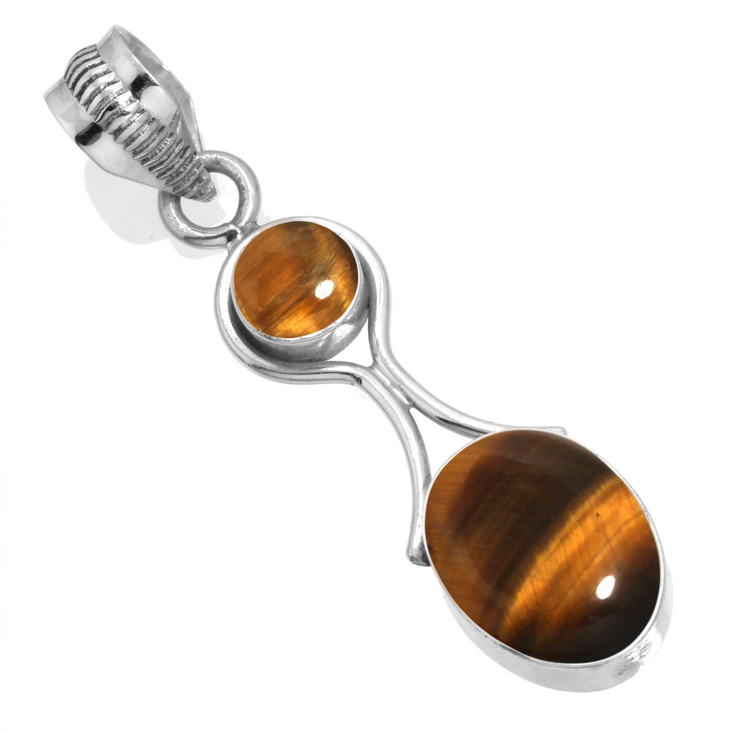 

Подвеска из стерлингового серебра 925 пробы, женская бижутерия ручной работы, подарок на День матери, малахит, лунный камень, розовый кварц, красный камень, дымчатый топаз, тигровый глаз, винтаж глаз тигра