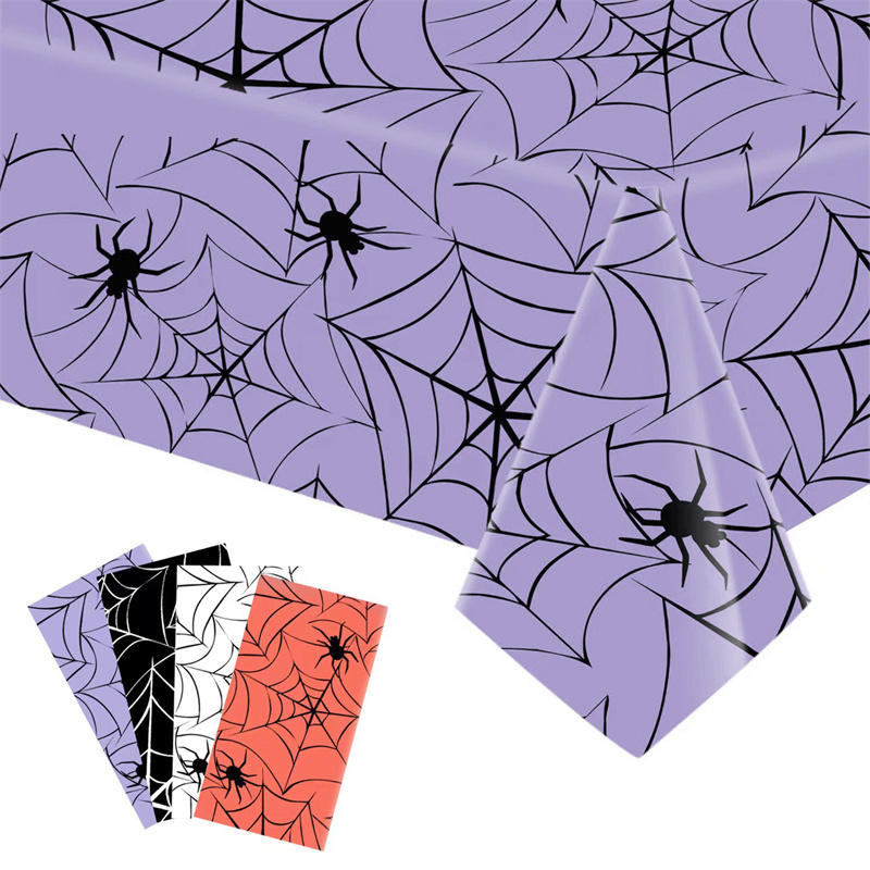Halloween Tablecloth Oil Resistant Terror Themed Decorative Table Cover For Home Festival Parties Decoration Supplies