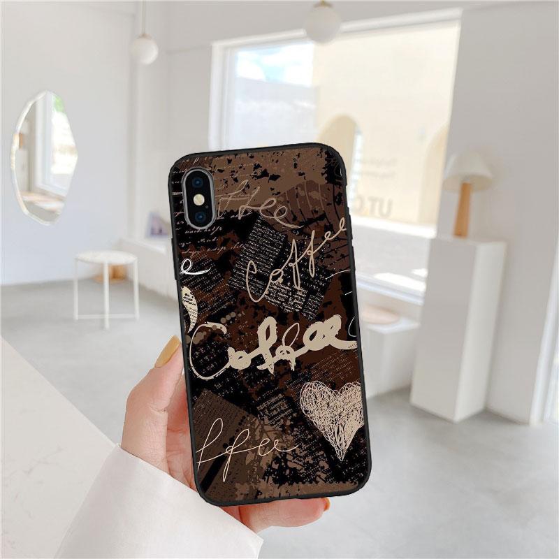 PP20 Coffee Time Phone Case for Samsung Galaxy A11 A12 A13 A15 A52S A53 A55 A56 A70 A71 A72 A73 F06 F16 F56 S10 Plus S10e