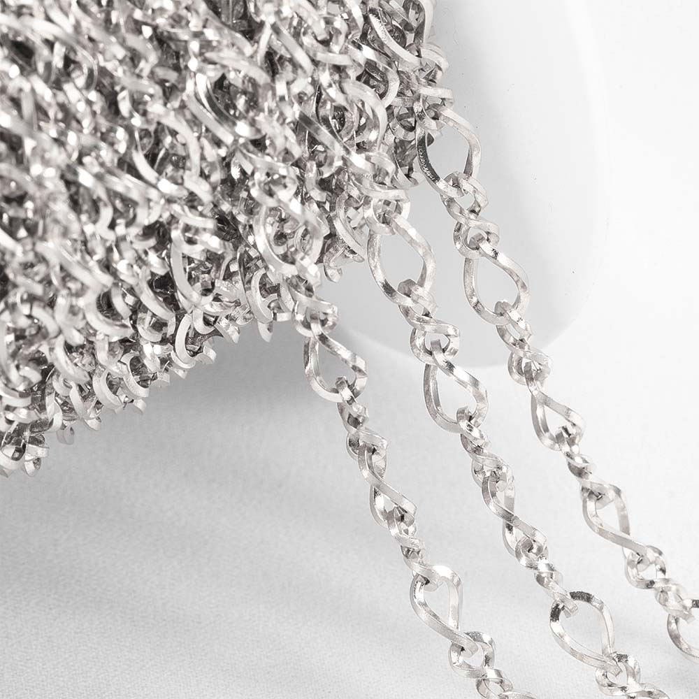 1Meter Multi Styles Stainless Steel Gold Color Silver Color Link Chain Bulk Chains DIY Necklace Jewelry Making Wholesale No Fade