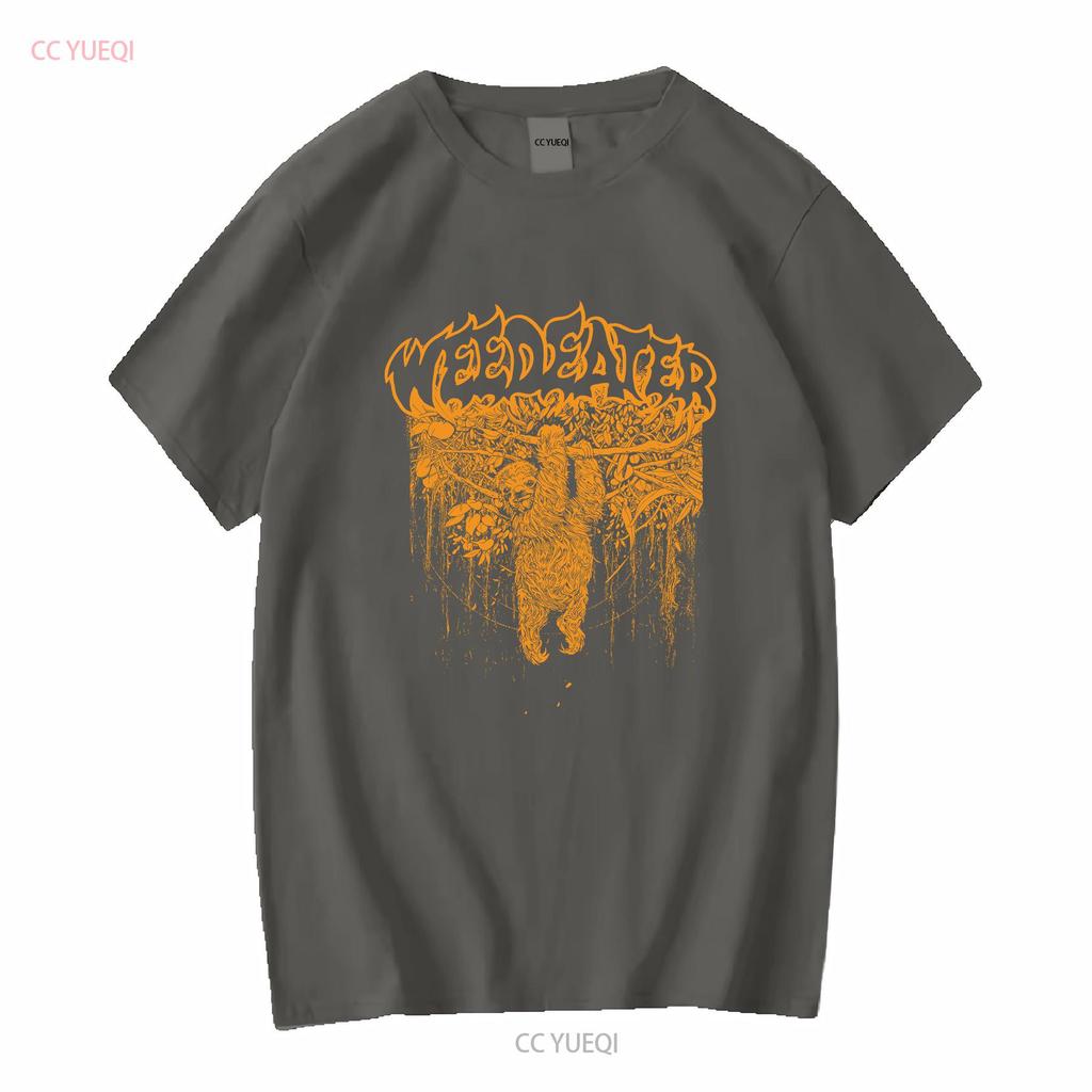 New Popular Weedeater Band Black T Shirt Cotton Full Size BK130 Vintage Washed Streetwear Versatile Unisex Homme Stretched
