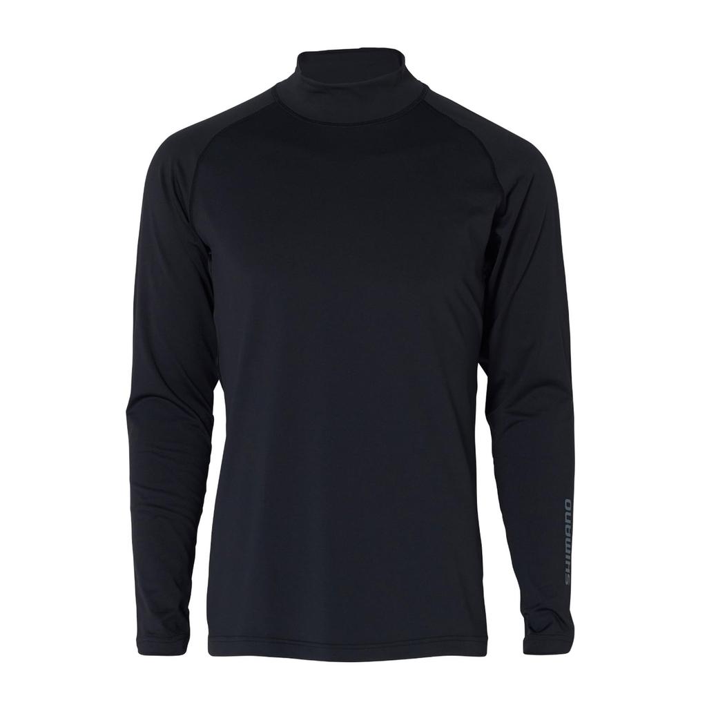 SHIMANO Sun Protection Inner Shirt High Neck Black XL IN-008X