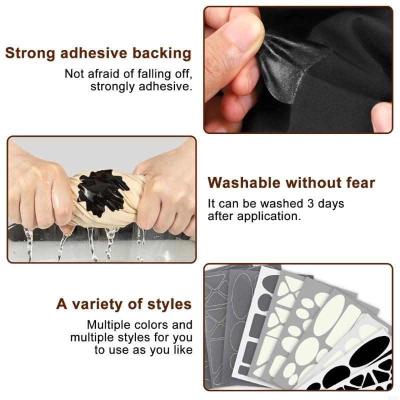 4 Pcs Down Jackets Repair Patches Waterproof Adhesive Fabric Patches for Outdoor Winter Clothing Jackets Sleep Bags