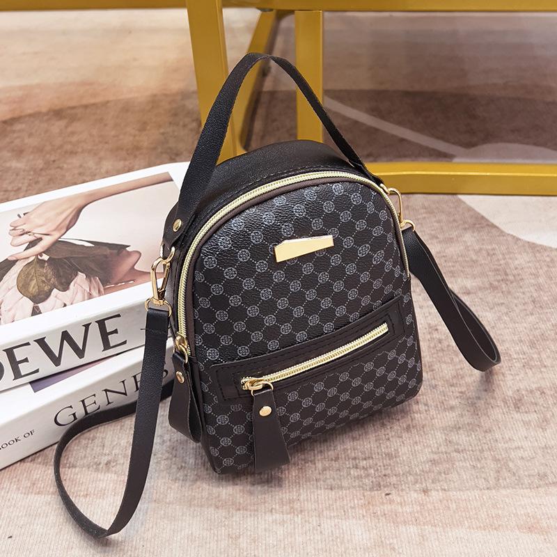 Printed Simple Backpack Fashionable Backpack Women's Bag Fresh and Sweet Student Schoolbag Handbag One Piece