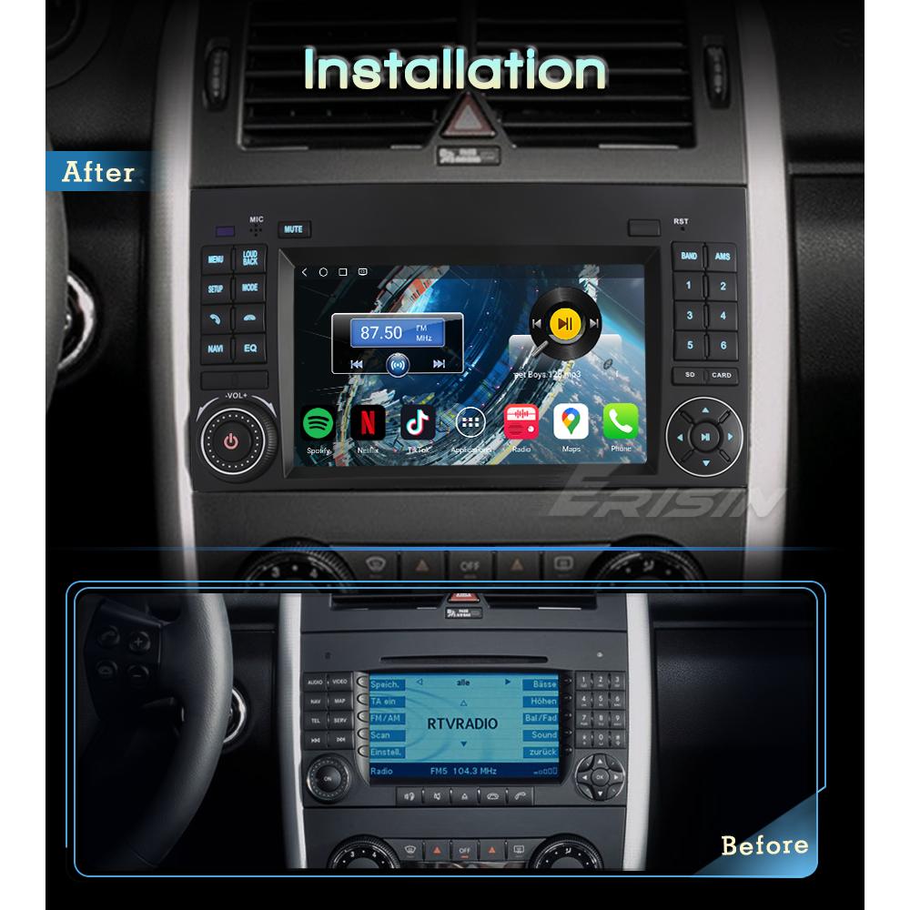 EU Stock ES6672B Android Car Stereo GPS Radio for Mercedes-Benz A/B Class Sprinter Viano Vito DSP Autoradio Wireless CarPlay 4G