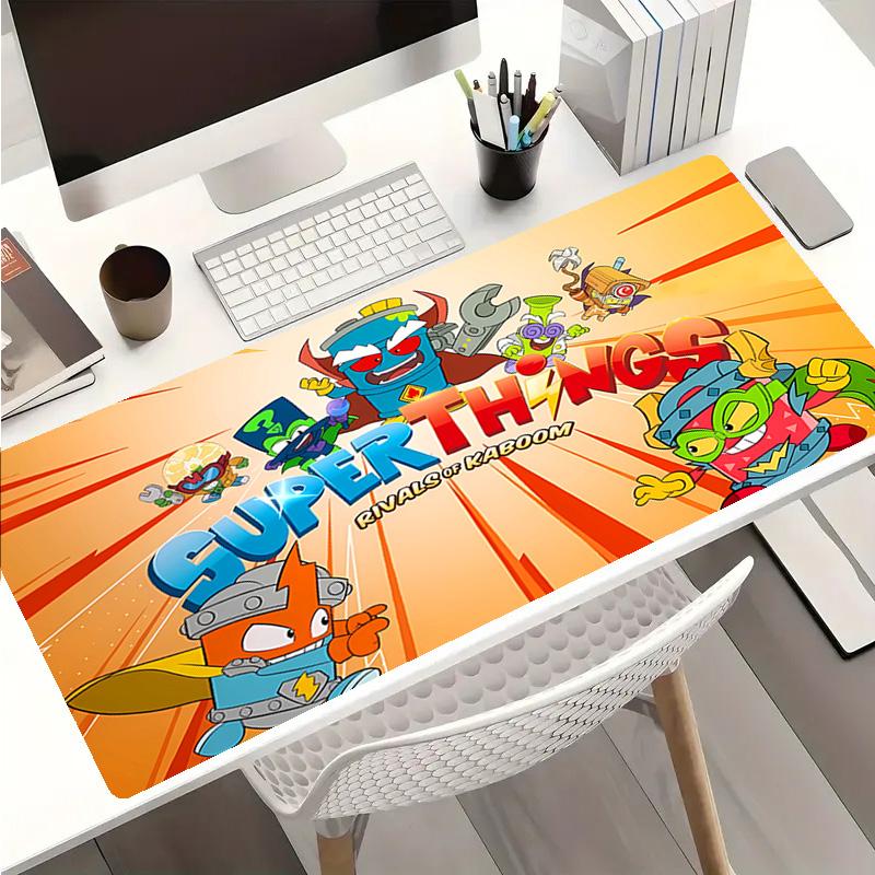 Superthings3 Mouse Pad - Non-Slip Rubber Base, Smooth Surface for Work,Gaming,Office,And Home Use, Desk Mouse Pad