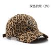 Hat Stylish Simple Leopard Print Curved Brim Baseball Cap Outdoor Street Popular Sports Charm Cap