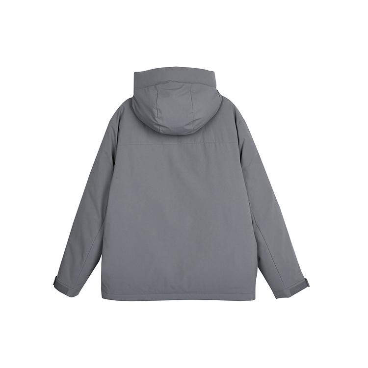Skechers Stroll Series Solid Color Casual Down Jacket 'Grey' Men's L423M008-00W5