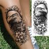 1 Sheet Girls With Flowers Holy Mother Temporary Tattoos For Women Body Art, Long Lasting Waterproof Temp Fake Tattoo Stickers