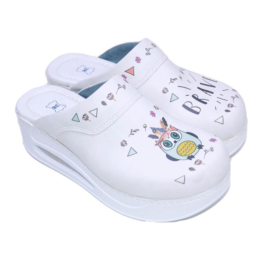 Ortopedické dámské zdravotní dřeváky - protiskluzové, pohodlné