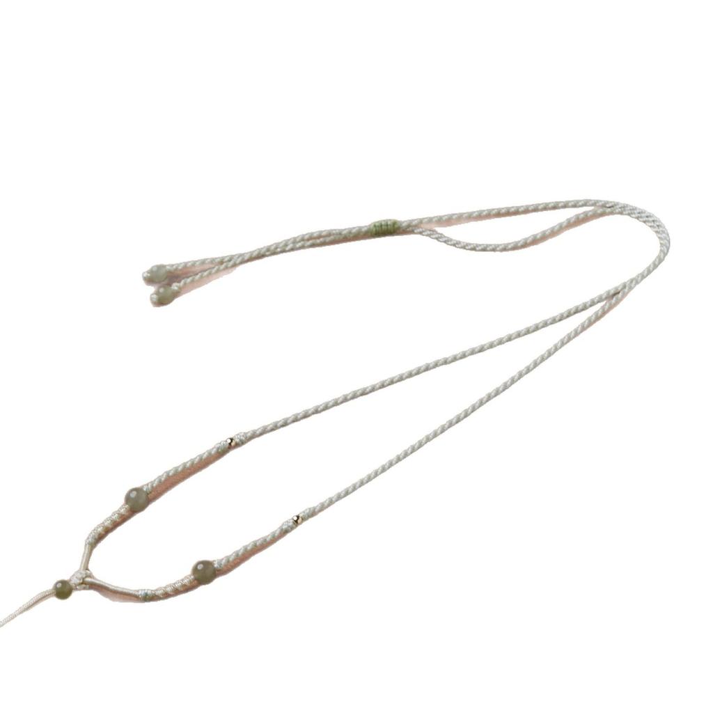 Handwoven Eight-Strand Braided Necklace Cord & Sweater Chain