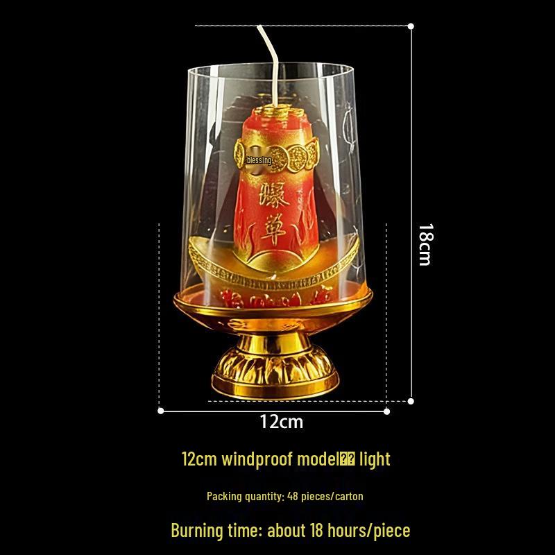 Набор свечей Handun  Благоприятный Ветер  с лотосом