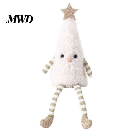 Healing Style Tree Plushie Christmas Plush Ornament with Dangling Legs, Cute Soft Stuffed Figure, Decorative for Sofas Doll Home Living Room Sofa And