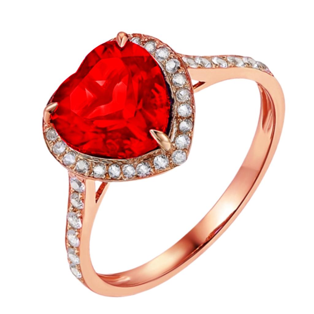 Fashion Versatile Amethyst Tail Ring Engagement Ring Ring Diamond Ring