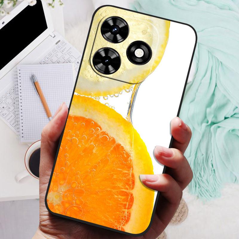 For Tecno Spark 20 Pro Case Black Silicone Bumper Wolf Lions Soft TPU Covers for Tecno Spark 20C 20 Funda Coque Spark20 KJ5