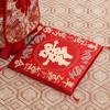 42cm 2pcs Chinese Wedding Tea Ceremony Red Double Happiness Dragon Phoenix Kneeling Cushion Home Decor Wedding Gifts