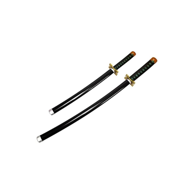 Demon Slayer Sword, ABS, Length: 104cm, Demon Slayer Nichirin Sword, High-Quality Replica Sword, Replica Sword, Giyu Tomioka Sword, Tanjiro Kamado