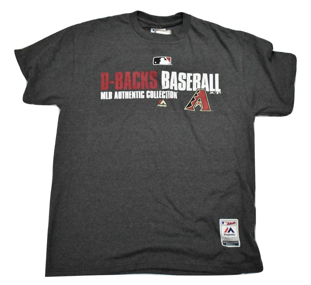 Majestic MLB Mens Arizona Diamondbacks D-Backs Baseball Shirt NWT S, M