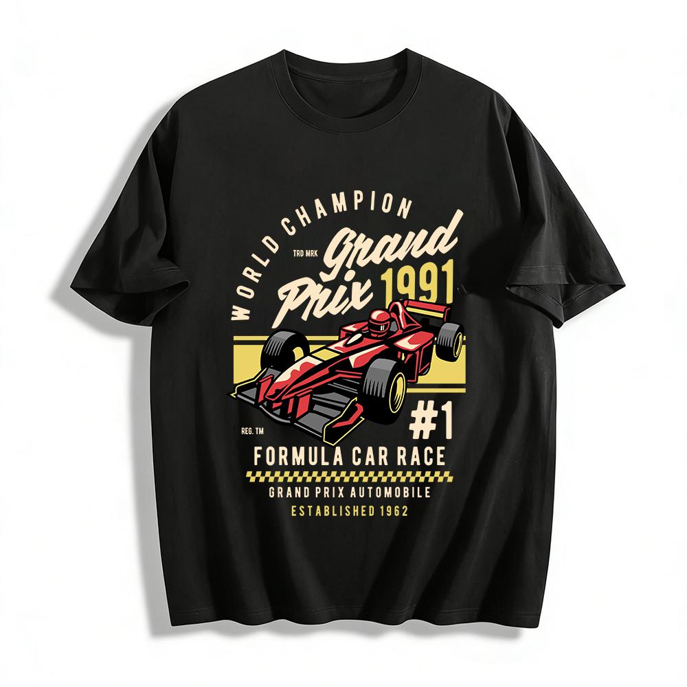 

Vintage 1991 World Champion Grand Prix F1 Racing Graphic Tee Pure cotton T-shirt XXS