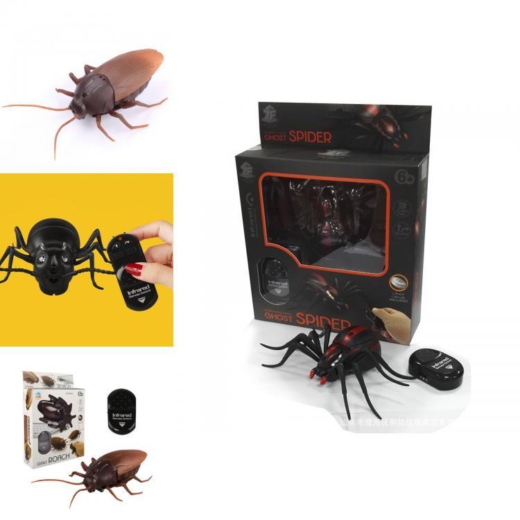 Novità Plastica Telecomandata Scarafaggio Giocattolo Insetto Realistico Per Scherzi Bambini