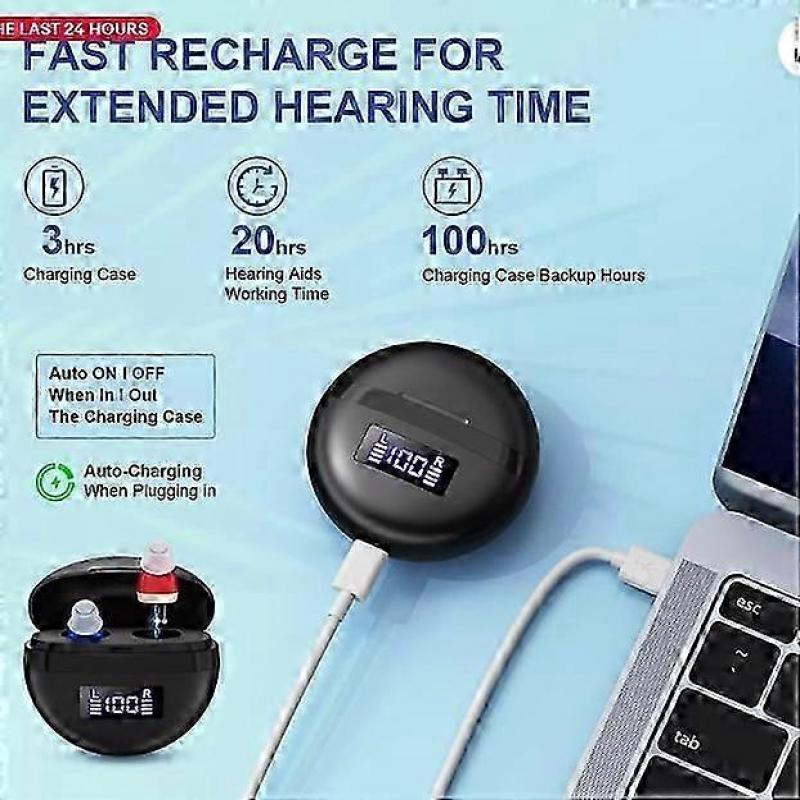 Rechargeable ITE Hearing Aids for Severe Hearing Loss - Discreet & Effective