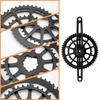 Road Bike Double Chainring Narrow Wide Tooth Disc Chain Wheel Chainring 50-34T/52-36T/53-39T Bike Chainrings Replacement