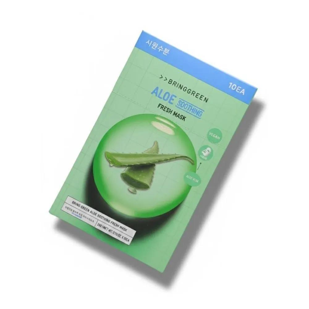 BRINGGREEN Aloe Soothing Fresh Mask 10 Sheets (3 Packs)