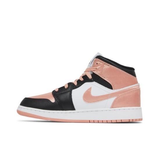 Air Jordan 1 Mid GS White Light Madder Root DM9077-108