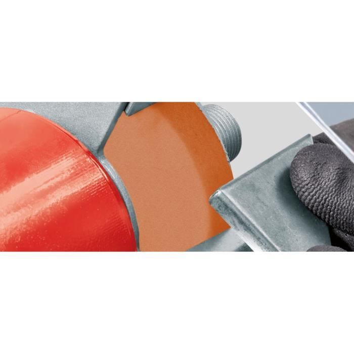 Meule touret - g120 - 75x10x20mm - poncer - métal