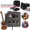 Acoustic Guitar Pickup Mic Blend Preamp Piezo Pickup Classic Acoustic Guitar EQ Tuner Piezo Pickup for Fishman ISYS+ Accessories