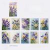 10pcs Relief Aesthetic Flowers Materials Paper DIY Scrapbooking Junk Journal Collage Photo Album Retro Background Paper