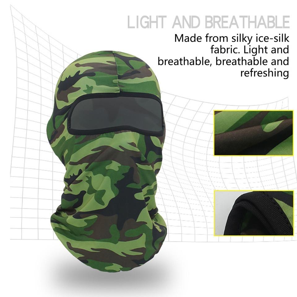 Outdoor Sports Cycling Mask Quick Dry Breathable Sun Protection Face Cover High Elastic Neck Gaiter Fishing Men Women