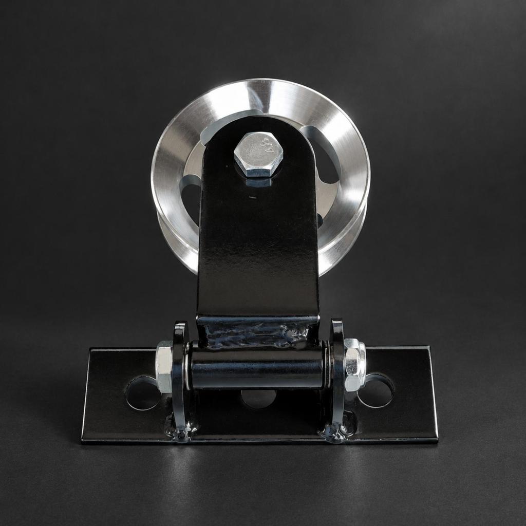 Swiveling Pulley Bracket Robust Gym Hardware Compact
