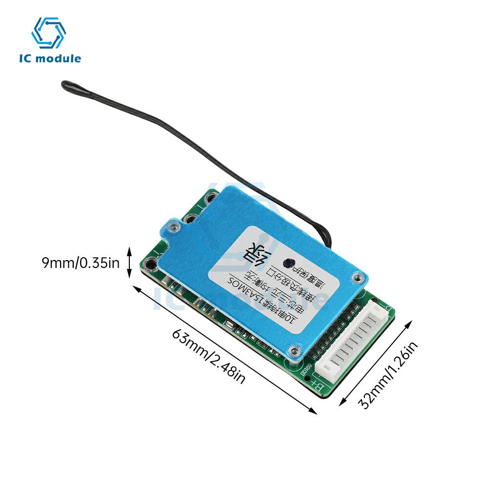 BMS 10S 36V 15A Li-Ionen-Zelle 18650 Akkuschutz BMS PCB-Platine mit Balancefunktion 36V für Ebike Escooter