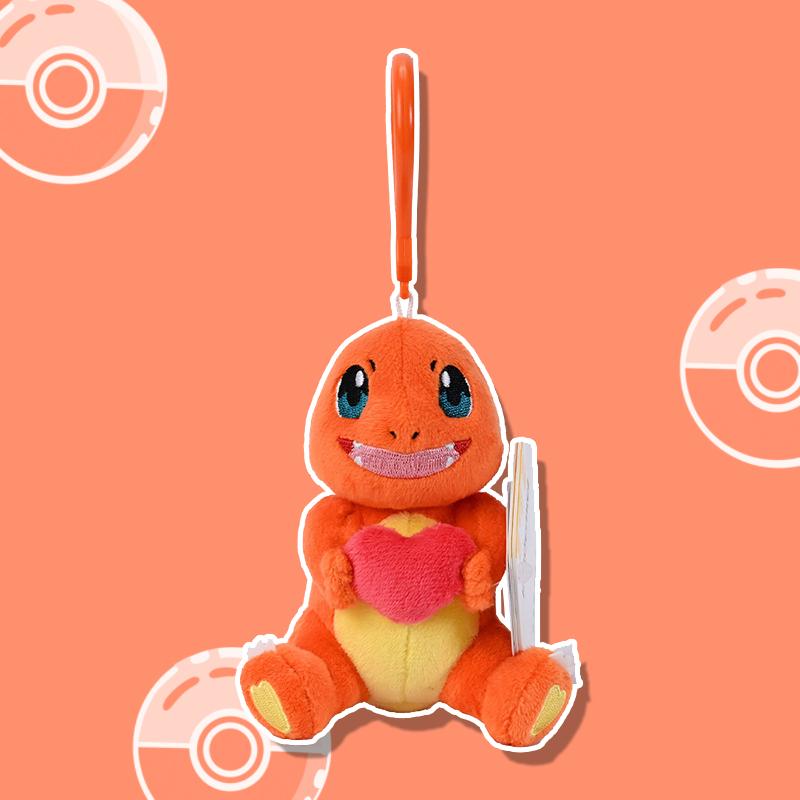 Cute Cartoon Monster Plush Keychain Children Backpack Pendant Soft Doll Toy