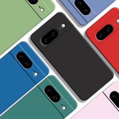 For Google Pixel 8 Case For Pixel 6A 7A 8A 6 7 8 Cover Liquid Silicone Rubber Shockproof Bumper For Pixel 6 7 8 Pro