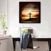 New Arrival 5D DIY Full Circle Diamond Painting "Cross" Embroidery Cross Stitch Home Decor Gift