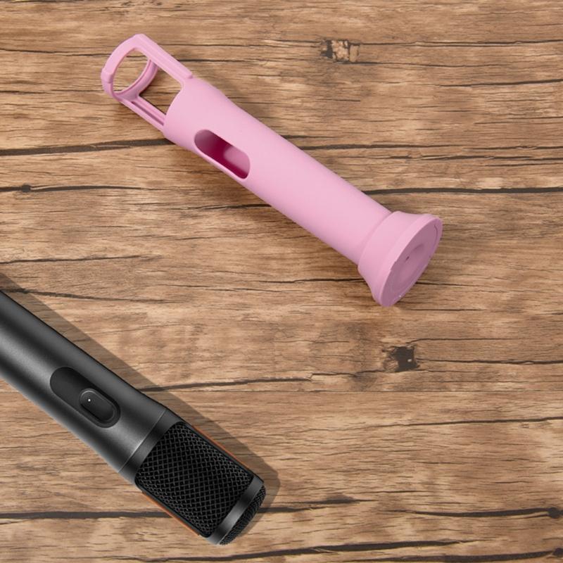 Microphones Grip Case Rubber Shockproof Sleeve for Wireless Microphones in KTV and Live Shows Use